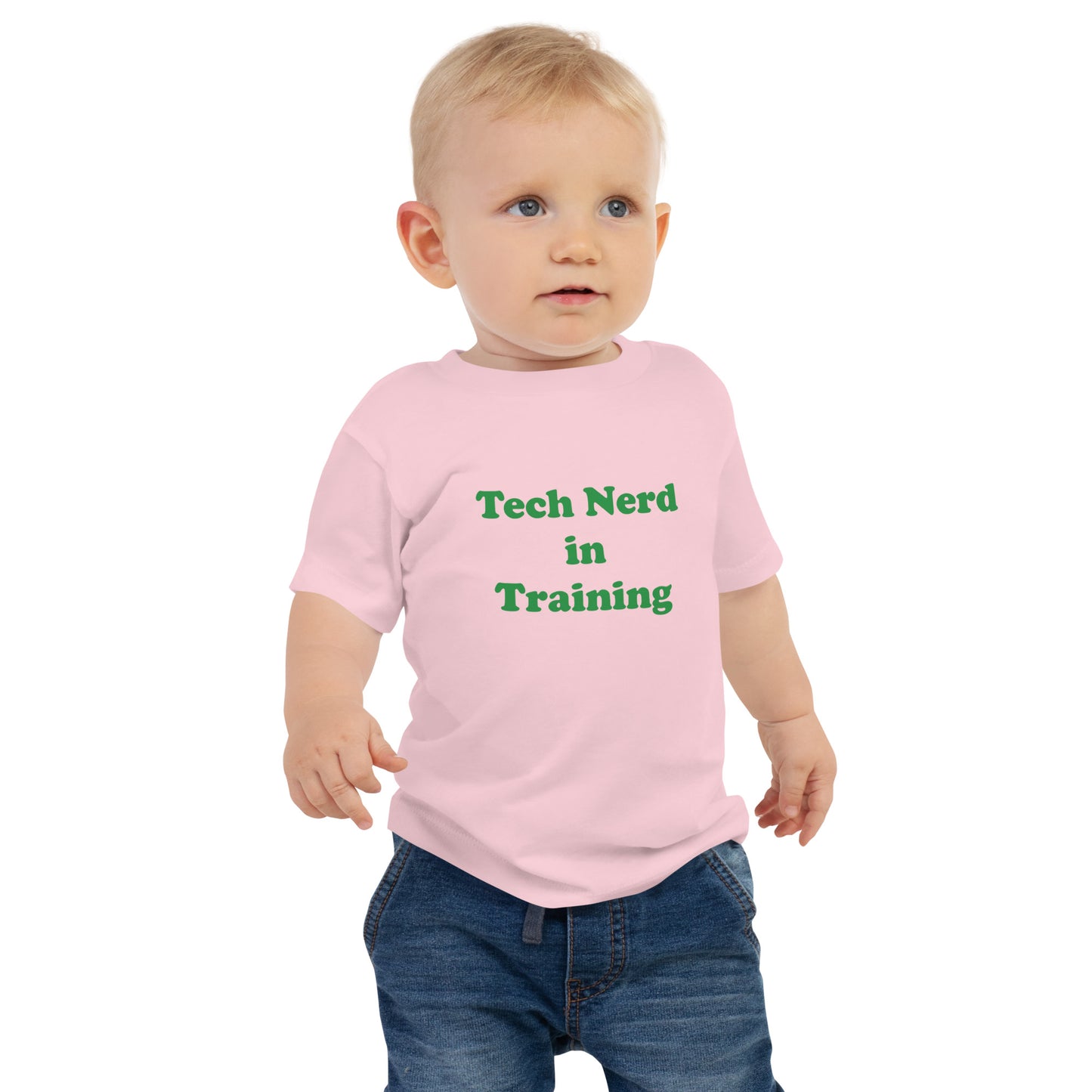 Tech Nerd in Training Baby Jersey Short Sleeve Tee