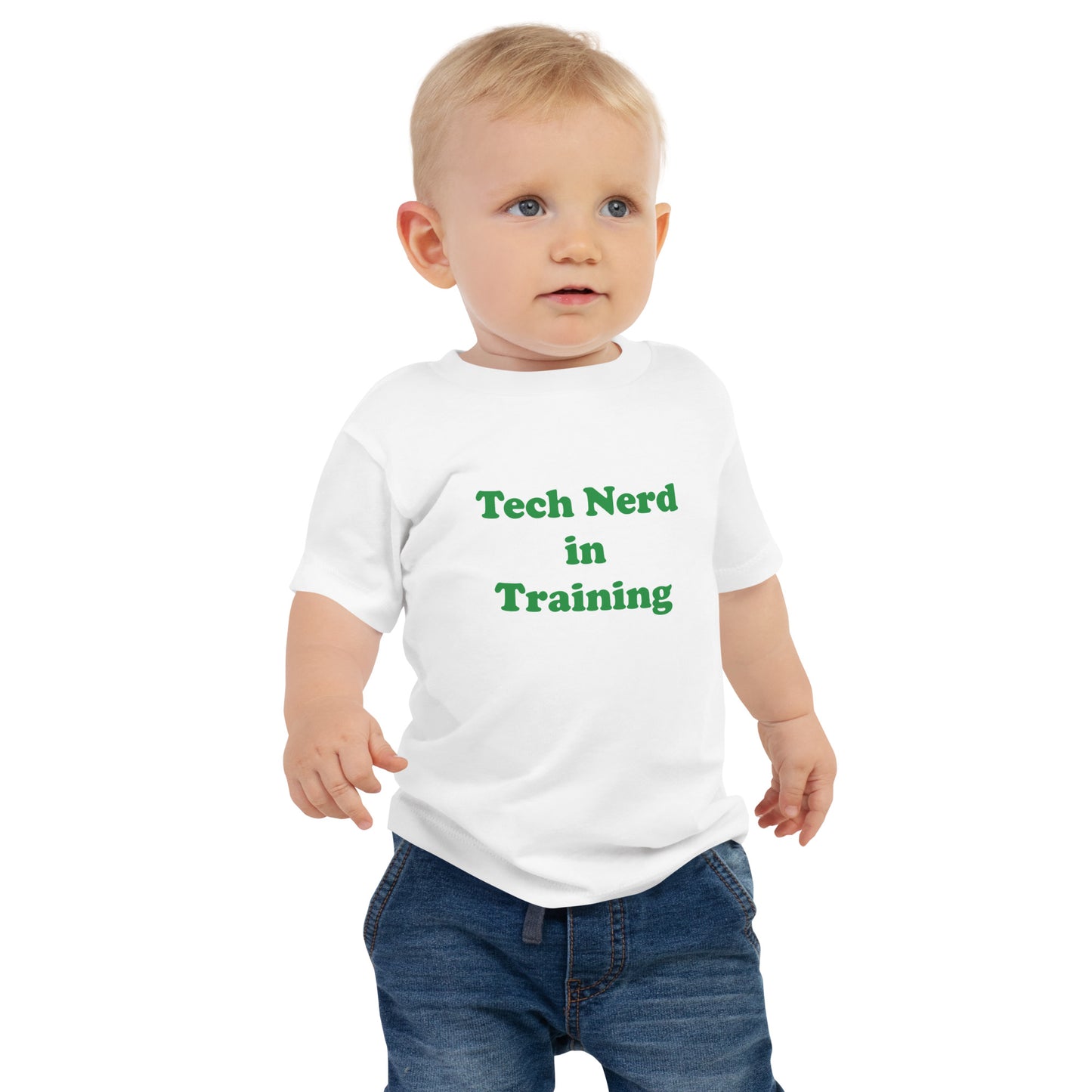 Tech Nerd in Training Baby Jersey Short Sleeve Tee