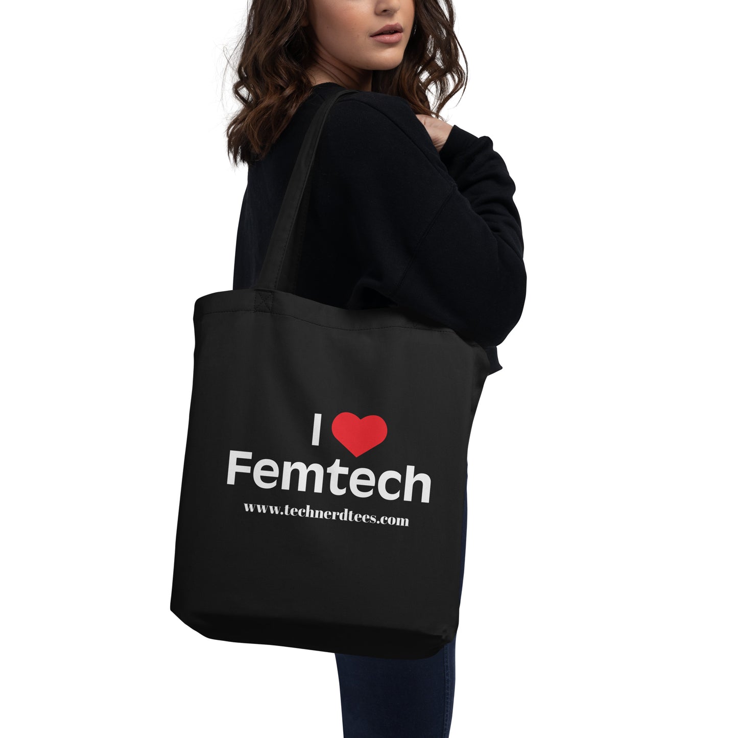 I Love Femtech Eco Tote Bag