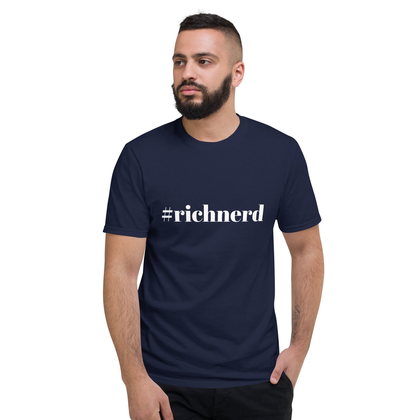Hashtag Rich Nerd Short-Sleeve Tee