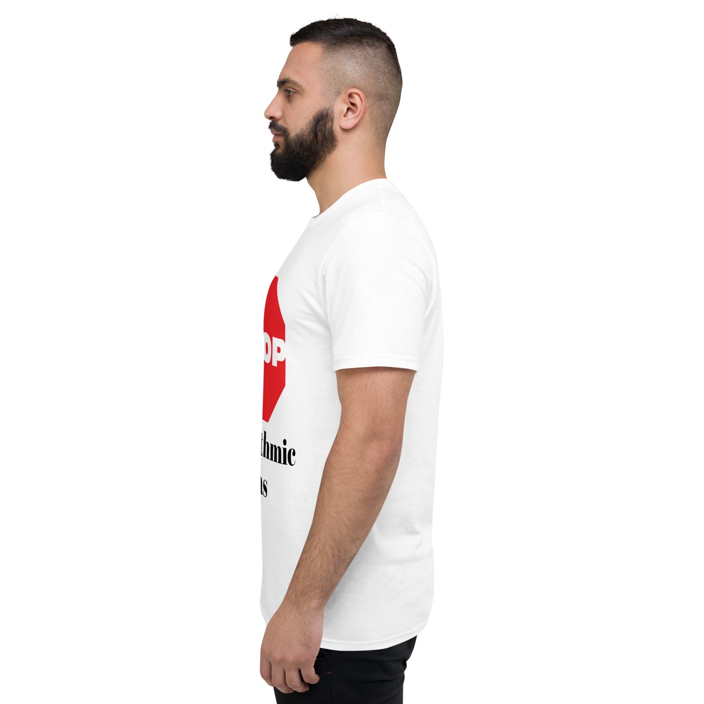 Stop Algorithmic Bias White Short-Sleeve Tee