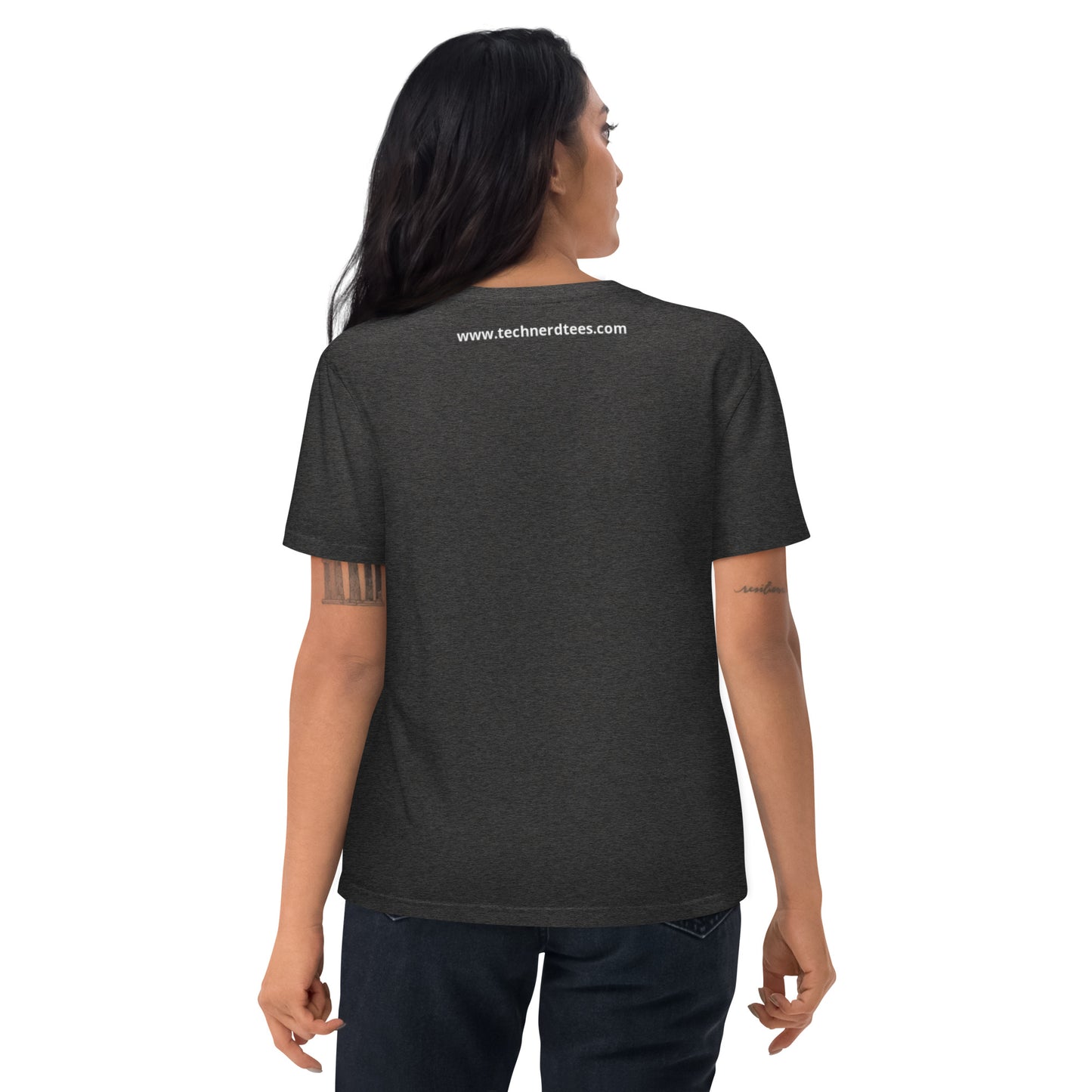 Fluent in JavaScript Unisex organic cotton t-shirt