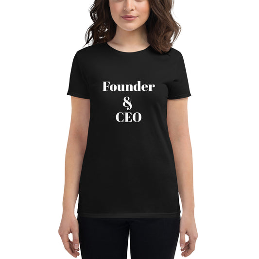 Women's Founder & CEO Short Sleeve Tee
