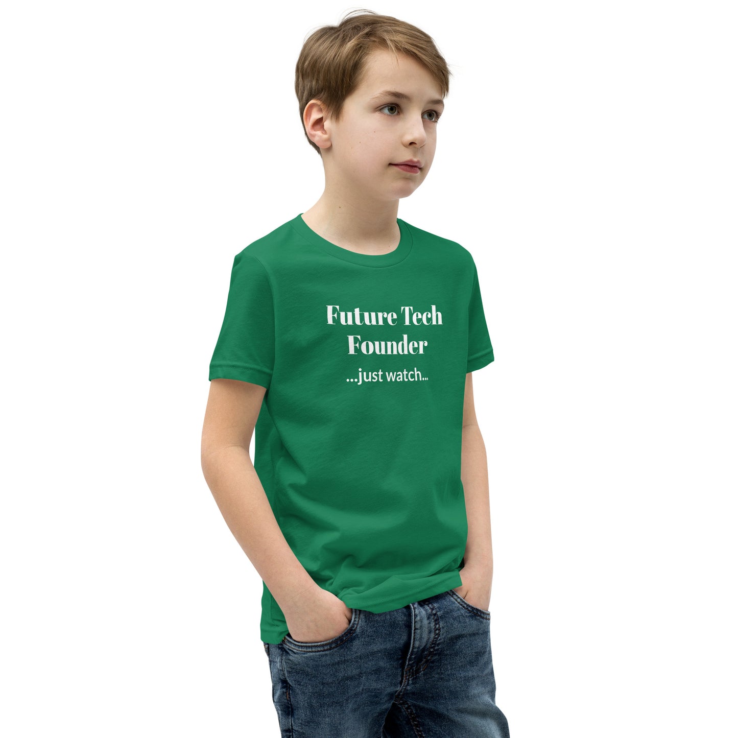 Future Tech Founder Youth Short Sleeve Tee
