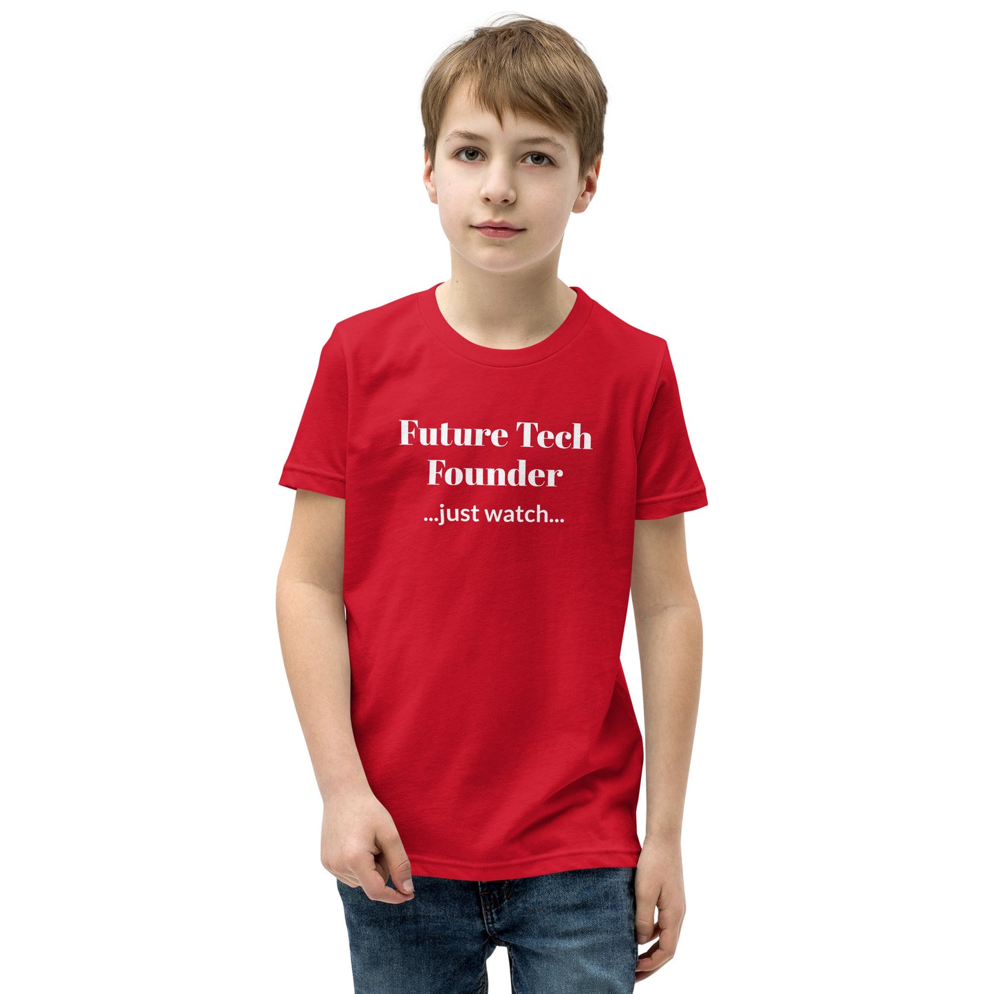 Future Tech Founder Youth Short Sleeve Tee