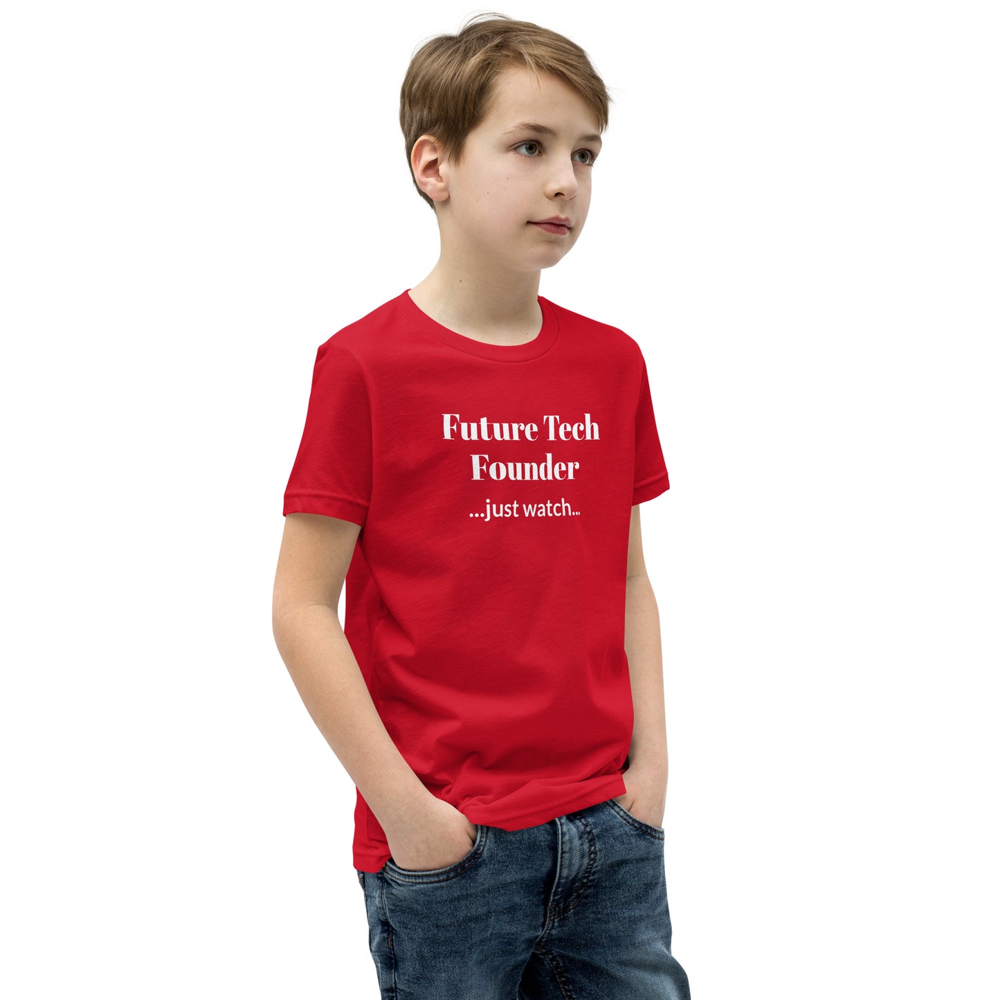 Future Tech Founder Youth Short Sleeve Tee
