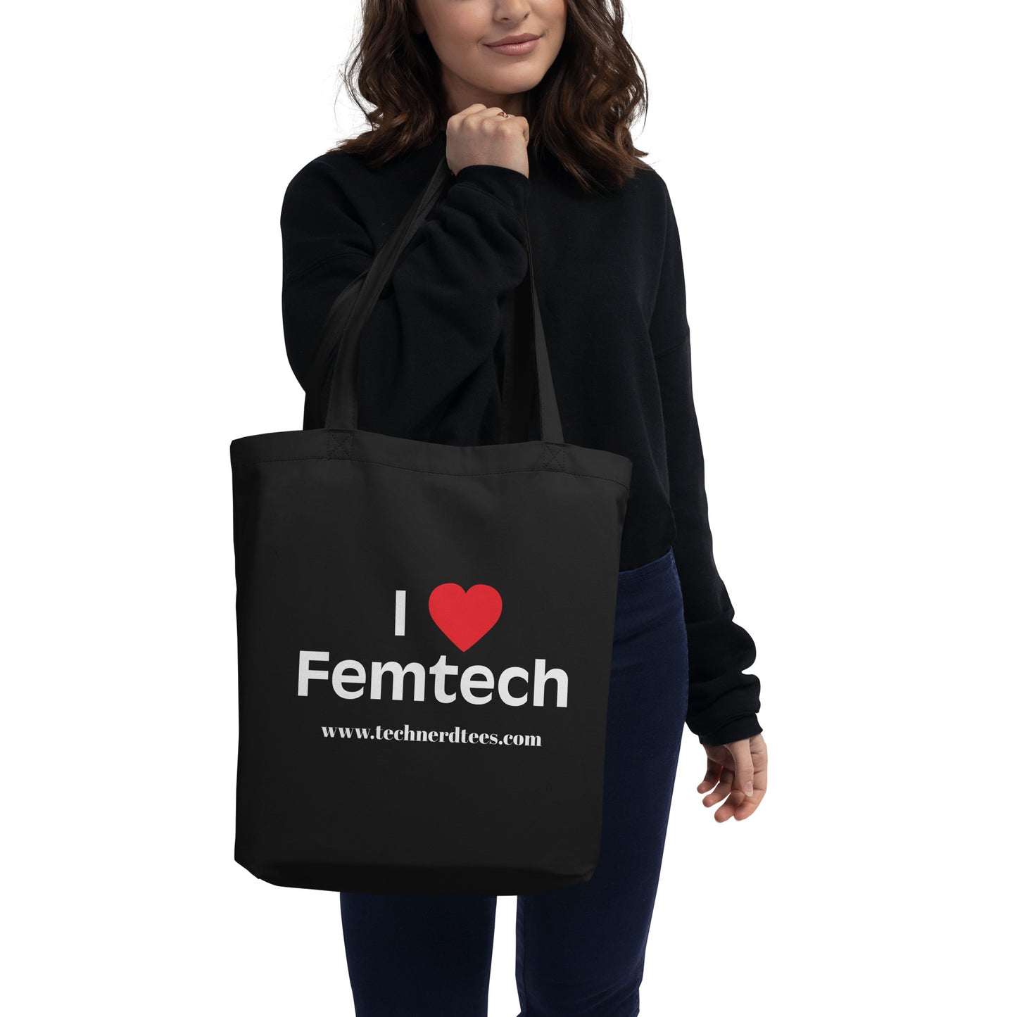 I Love Femtech Eco Tote Bag