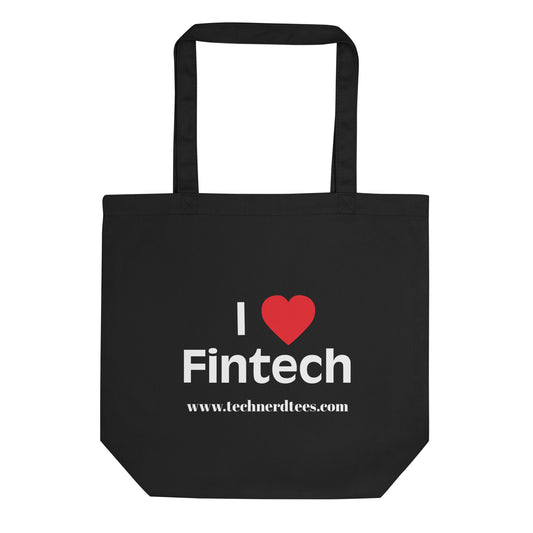 I love Fintech Eco Tote Bag