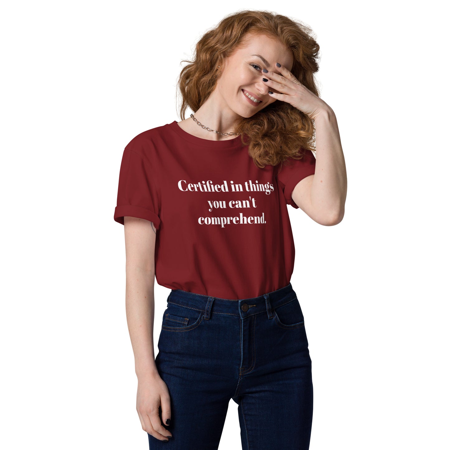 Certifié in Things Tee-shirt unisexe en coton biologique