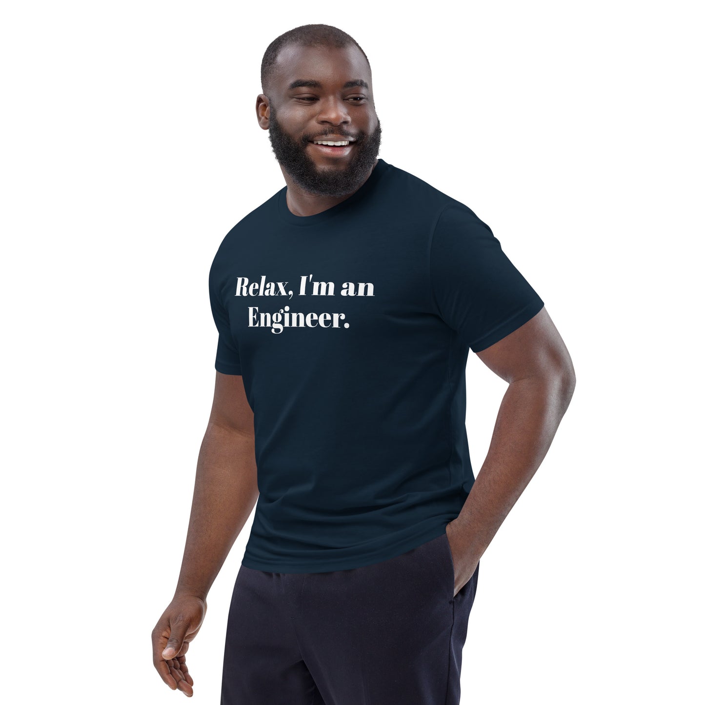 Soy ingeniero camiseta de algodón orgánico unisex