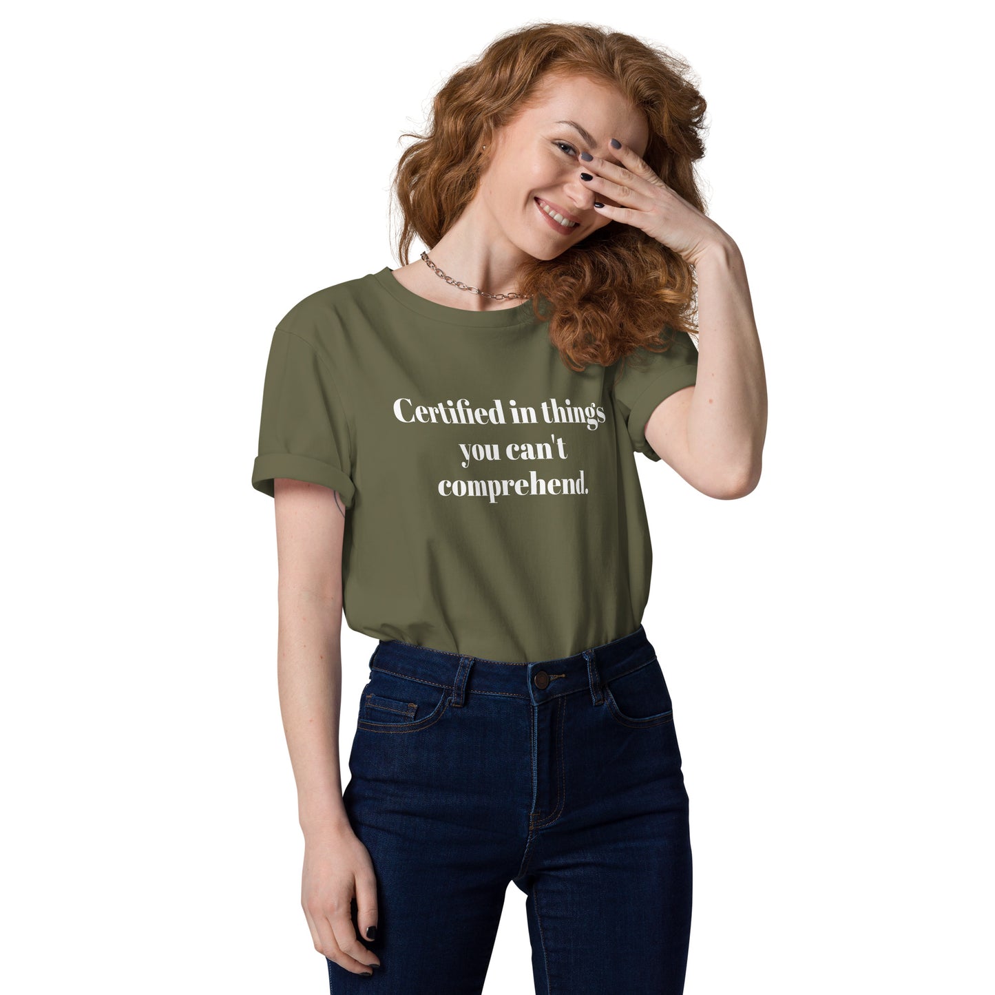 Certifié in Things Tee-shirt unisexe en coton biologique