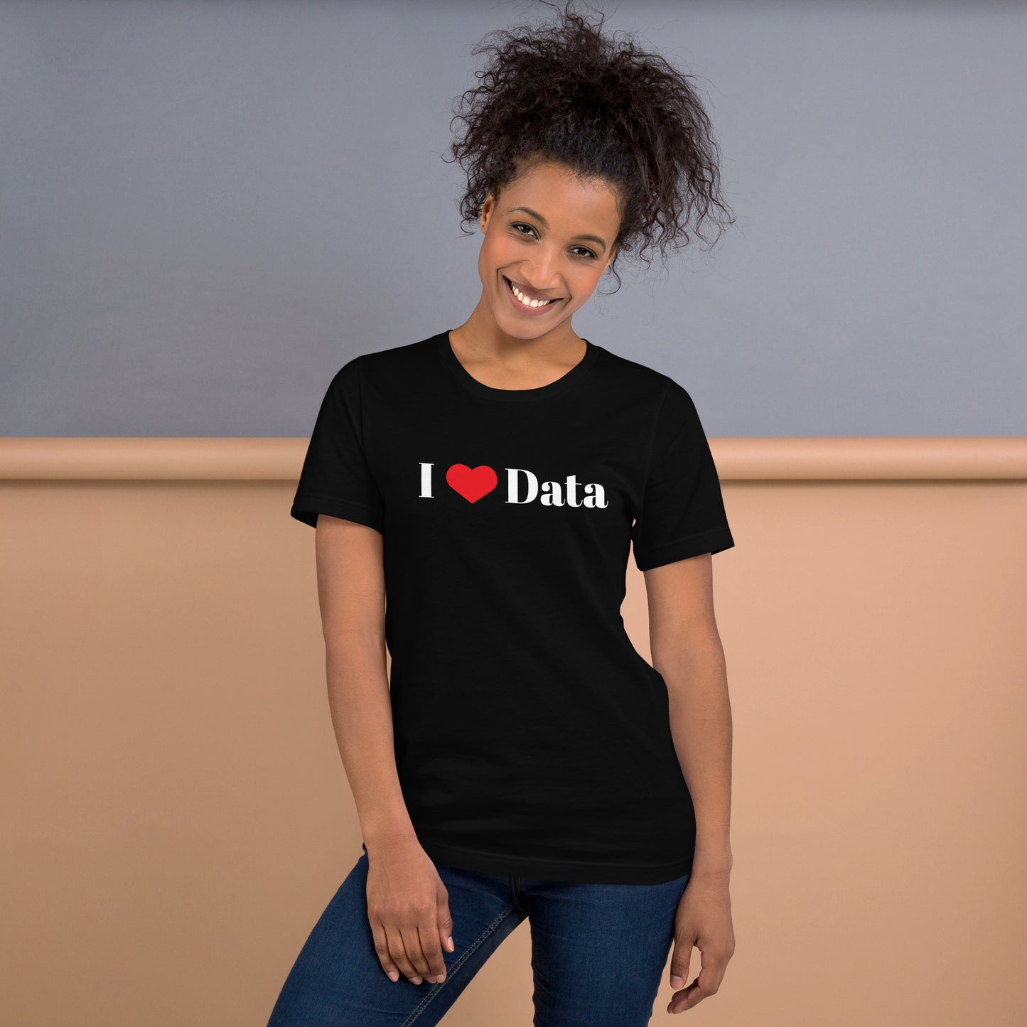 I Heart Data Unisex tee