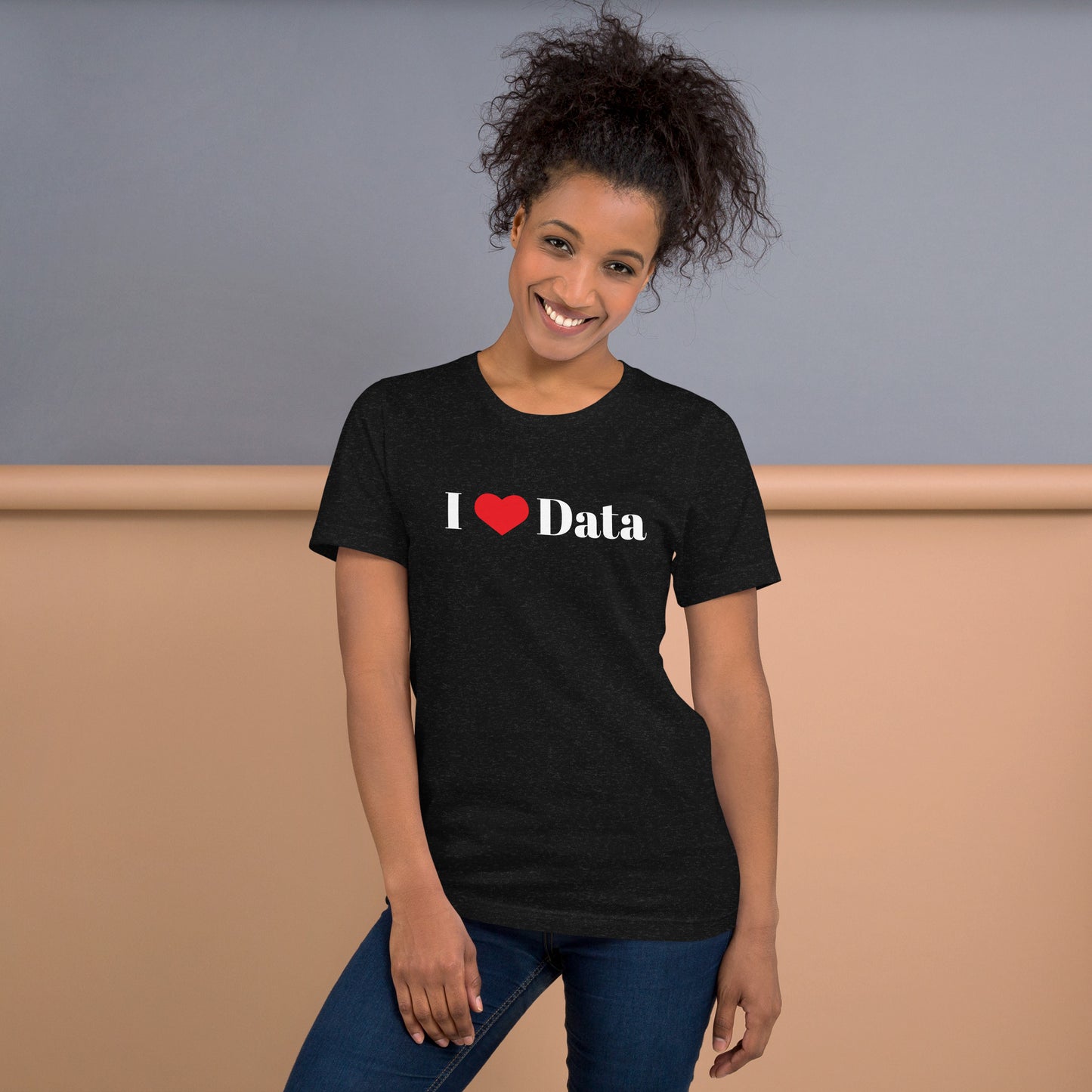 I Heart Data Unisex tee