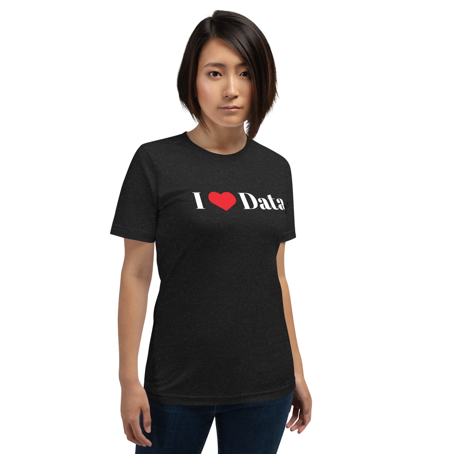 I Heart Data Unisex tee