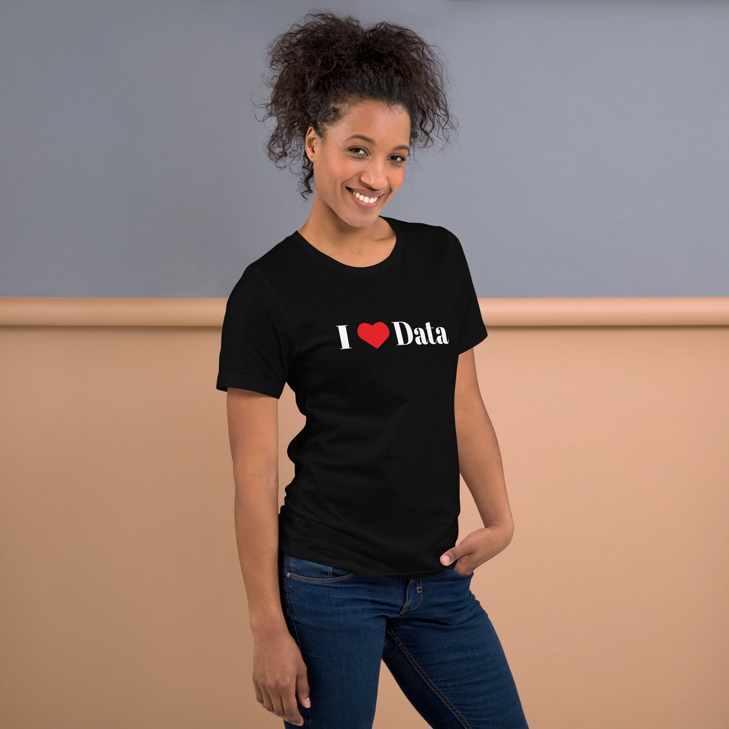 I Heart Data Unisex tee