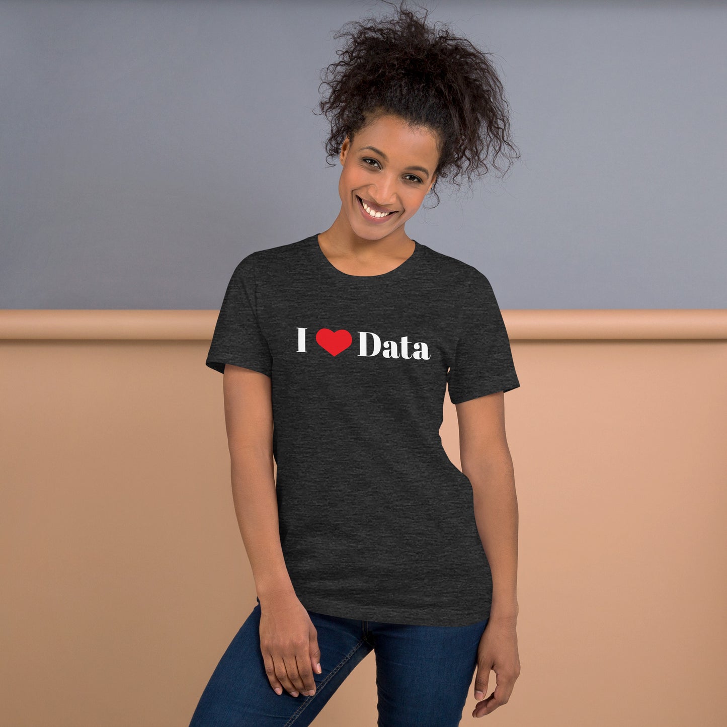 I Heart Data Unisex tee