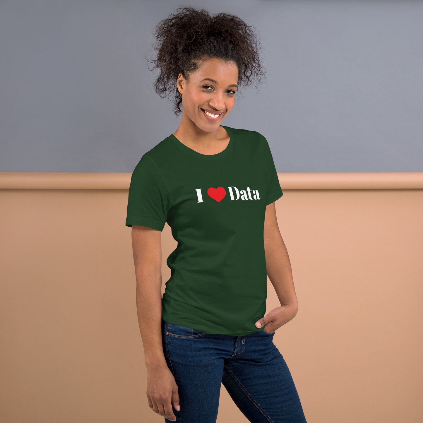 I Heart Data Unisex tee