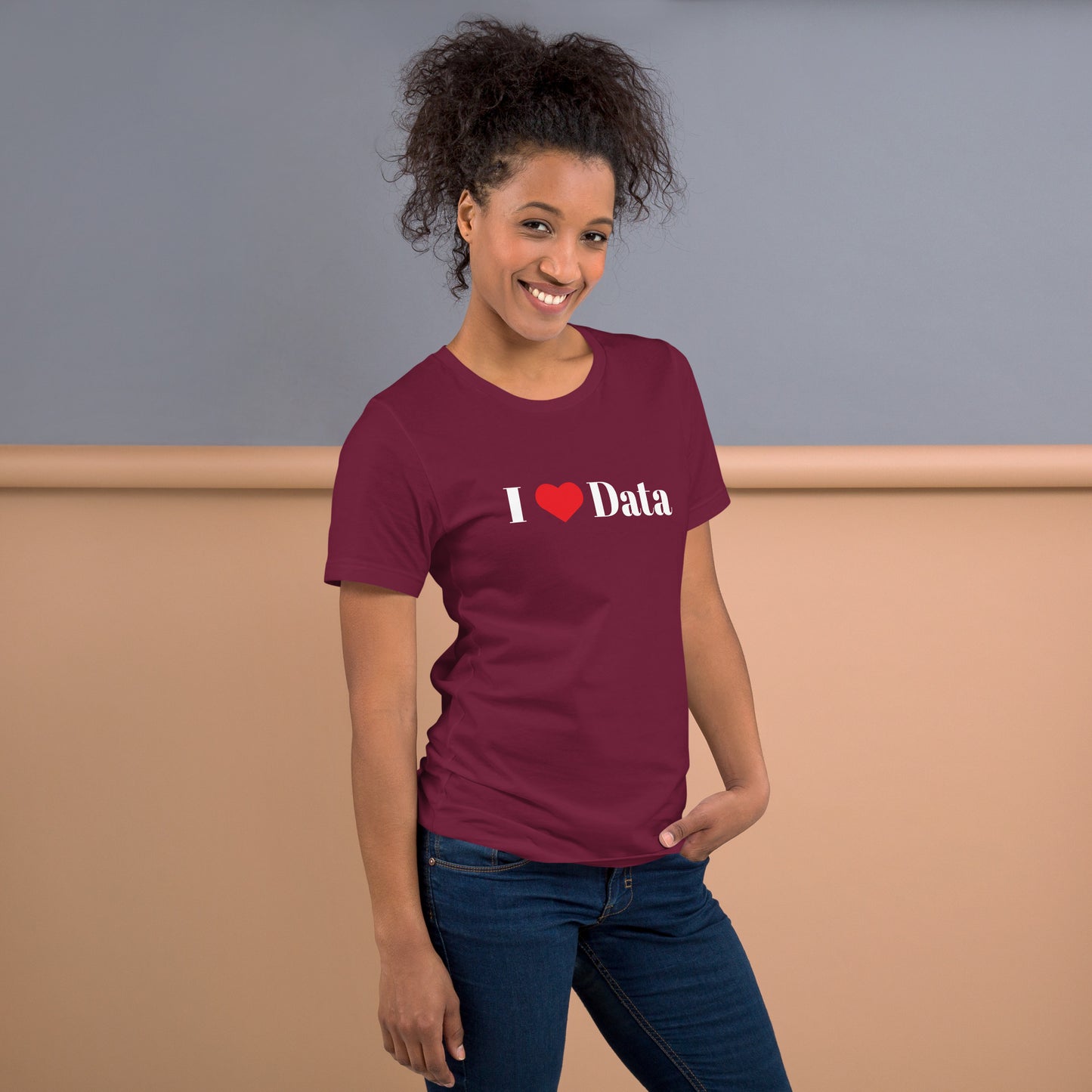 I Heart Data Unisex tee