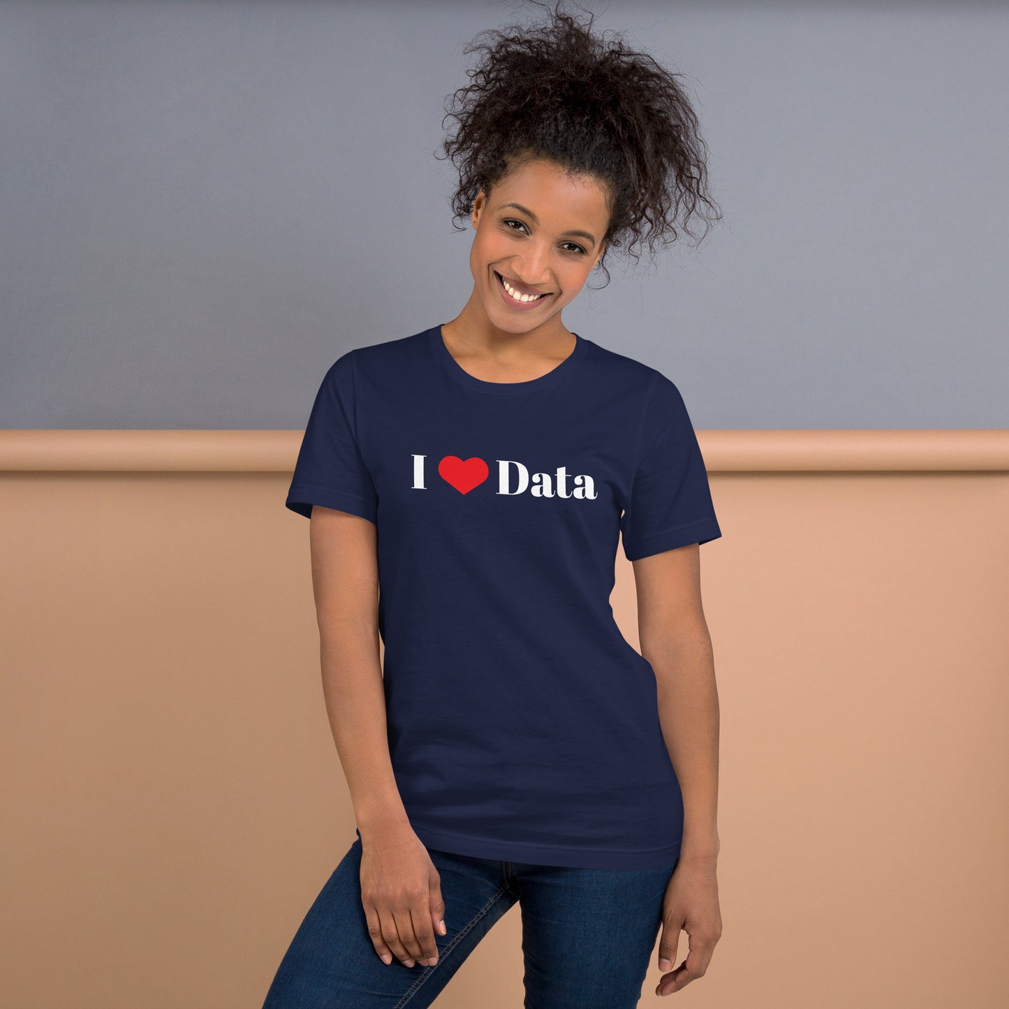 I Heart Data Unisex tee