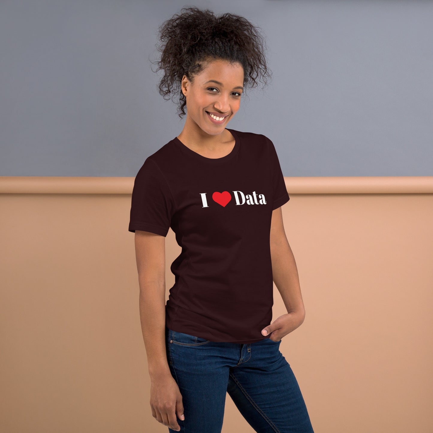 I Heart Data Unisex tee