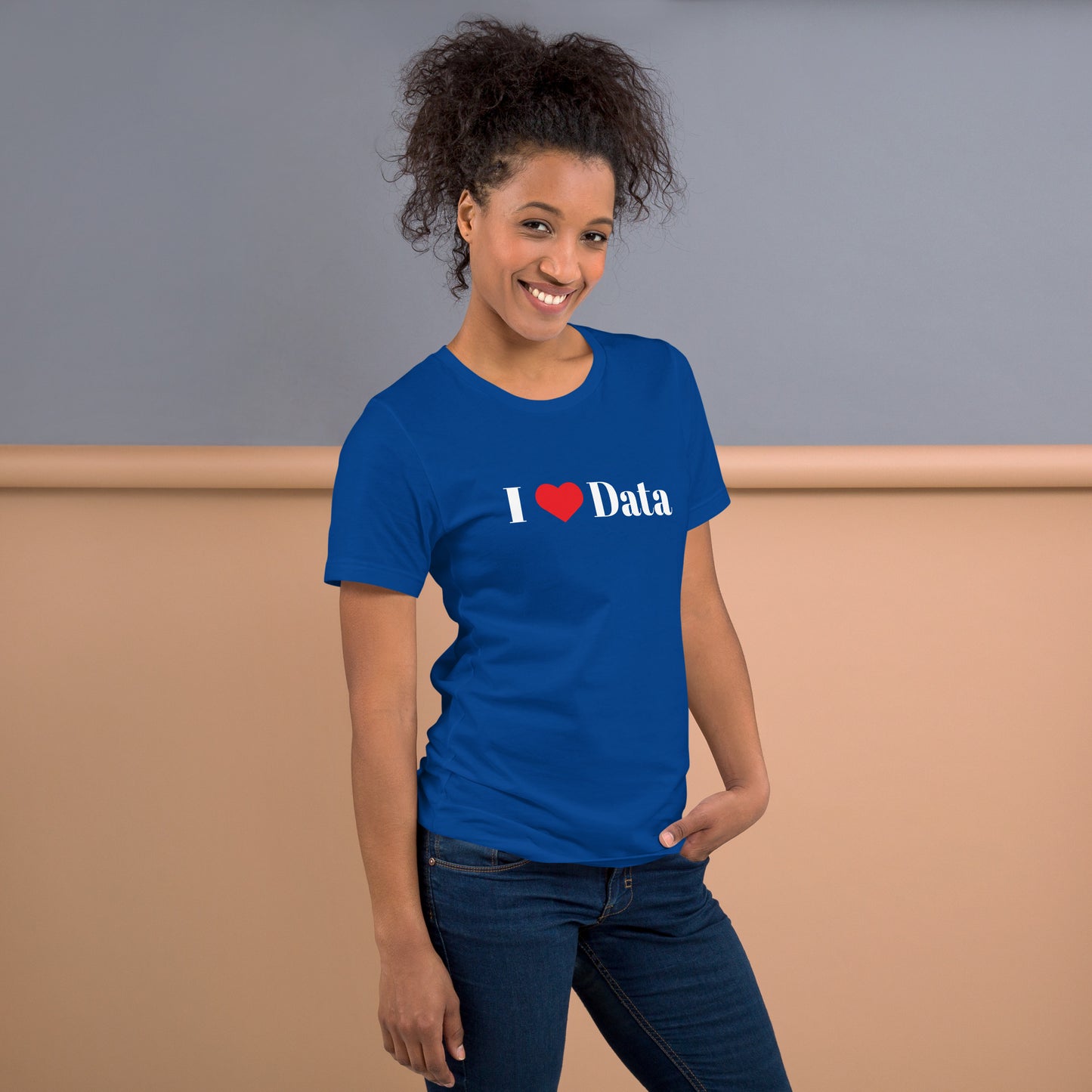 I Heart Data Unisex tee