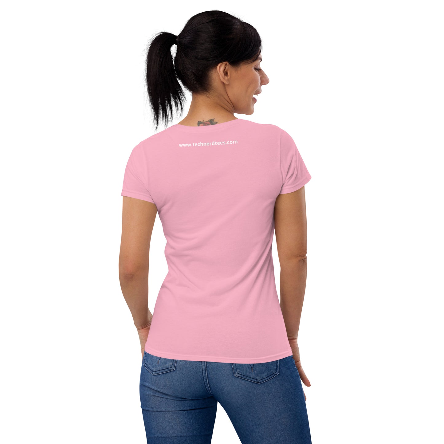 Camiseta de manga corta para mujer Femtech Nerd